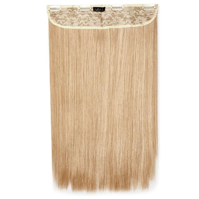 LullaBellz Thick 18 1-Piece Straight Clip in Hair Extensions (Various Colours) - Honey Blonde on Productcaster.