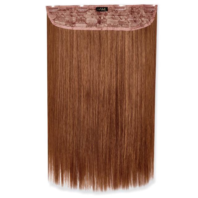 LullaBellz Thick 18 1-Piece Straight Clip in Hair Extensions (Various Colours) - Mixed Auburn on Productcaster.