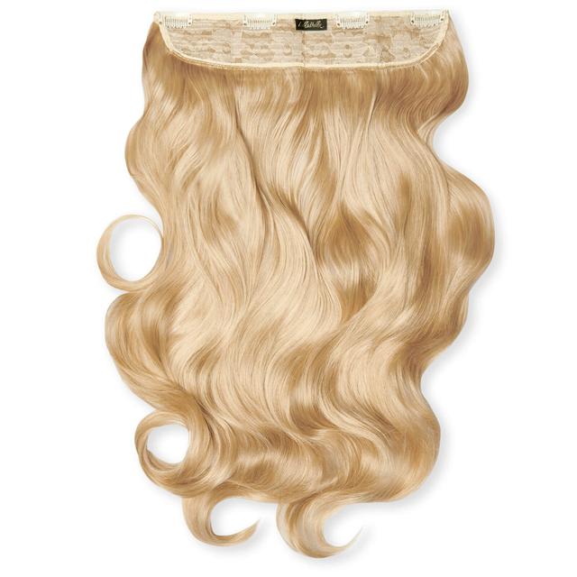 LullaBellz Thick 20 1-Piece Curly Clip in Hair Extensions (Various Colours) - Golden Blonde on Productcaster.