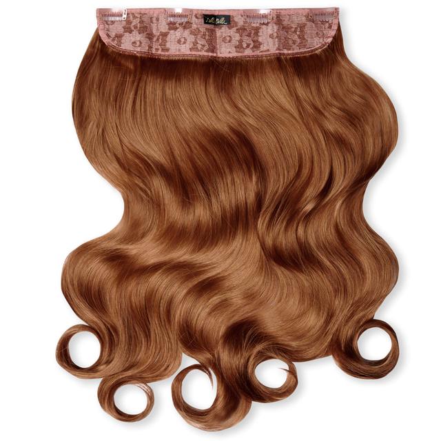 LullaBellz Thick 20 1-Piece Curly Clip in Hair Extensions (Various Colours) - Mixed Auburn on Productcaster.