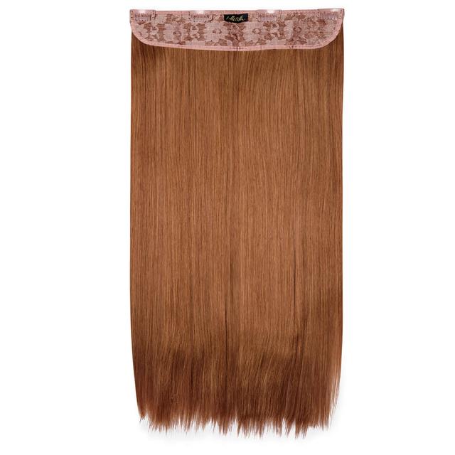 LullaBellz Thick 24 1-Piece Straight Clip in Hair Extensions (Various Colours) - Mixed Auburn on Productcaster.