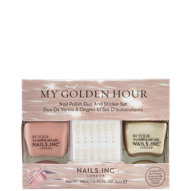 nails inc. My Golden Hour Nail Polish and Sticker Set on Productcaster.