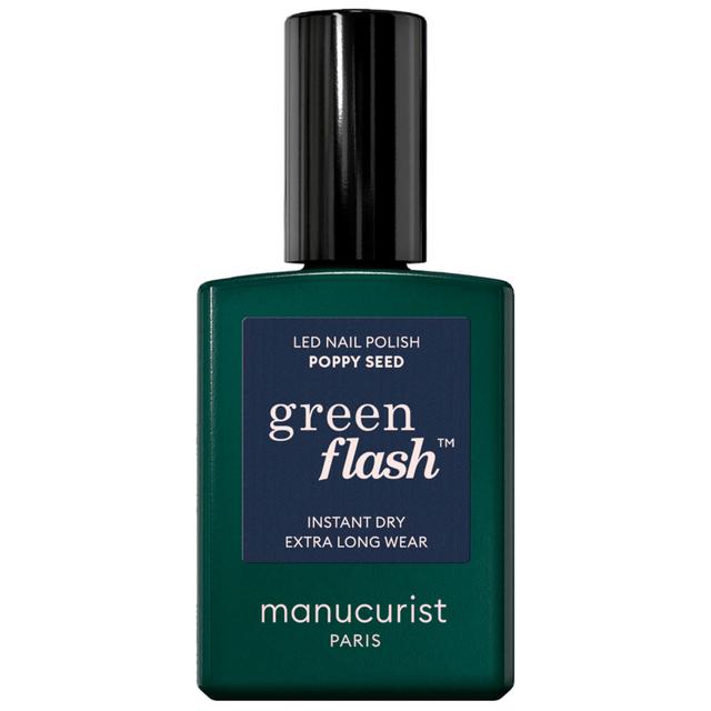 Manucurist Green Flash Varnish 15ml (Various Shades) - Poppy Seed on Productcaster.