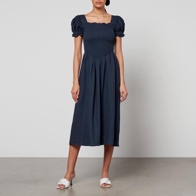 Sleeper Belle Shirred Linen Dress - S on Productcaster.