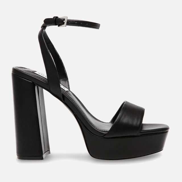 Steve Madden Lessa Faux Leather Platform Sandals - UK 8 on Productcaster.