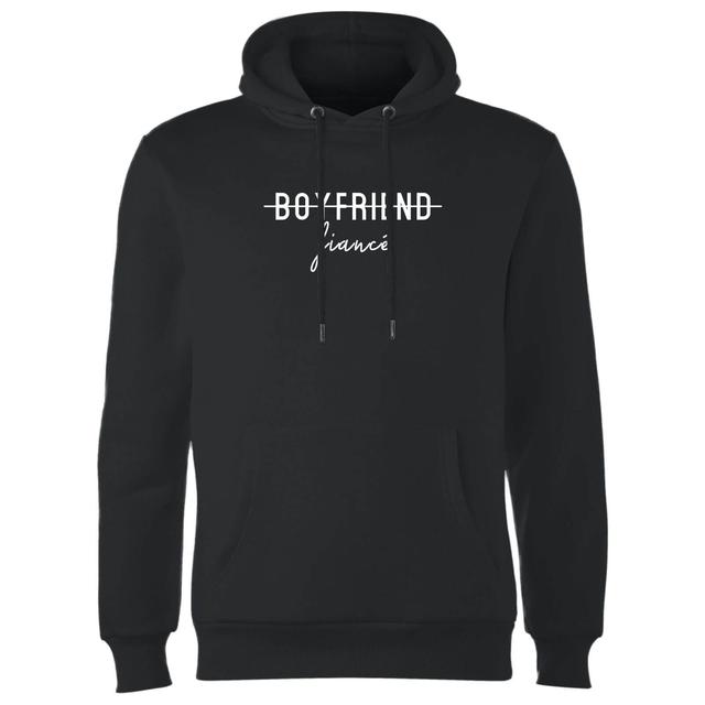 Finally No Longer A Boyfriend Hoodie - Black - XXL - Schwarz on Productcaster.