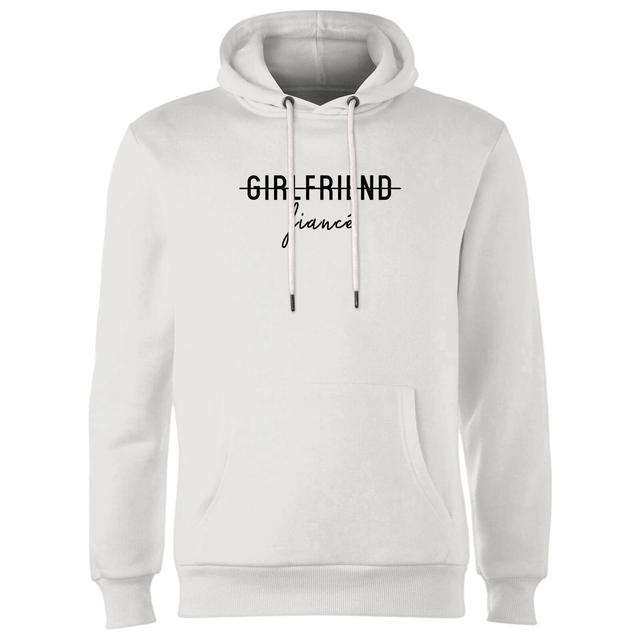 No Longer A Girlfriend Hoodie - White - S - White on Productcaster.