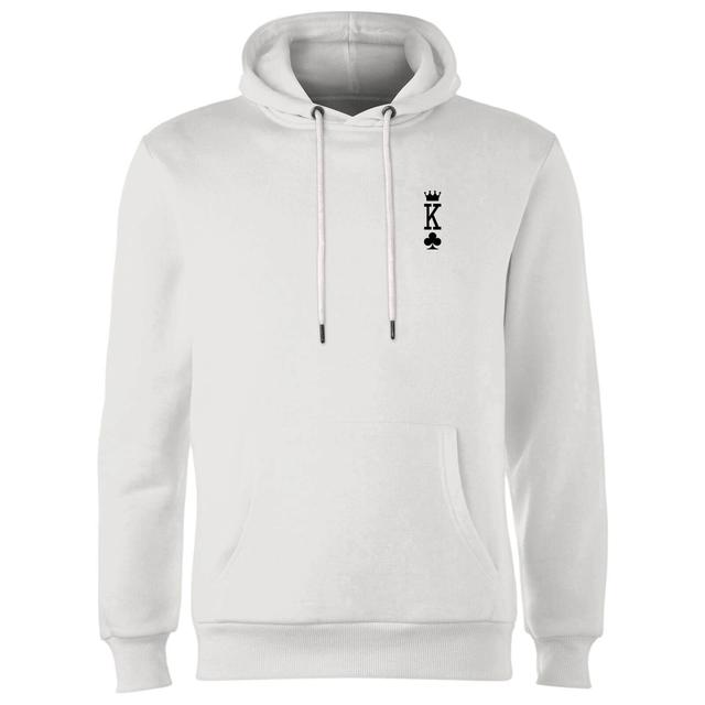 King Of Clubs Hoodie - White - S - Weiß on Productcaster.