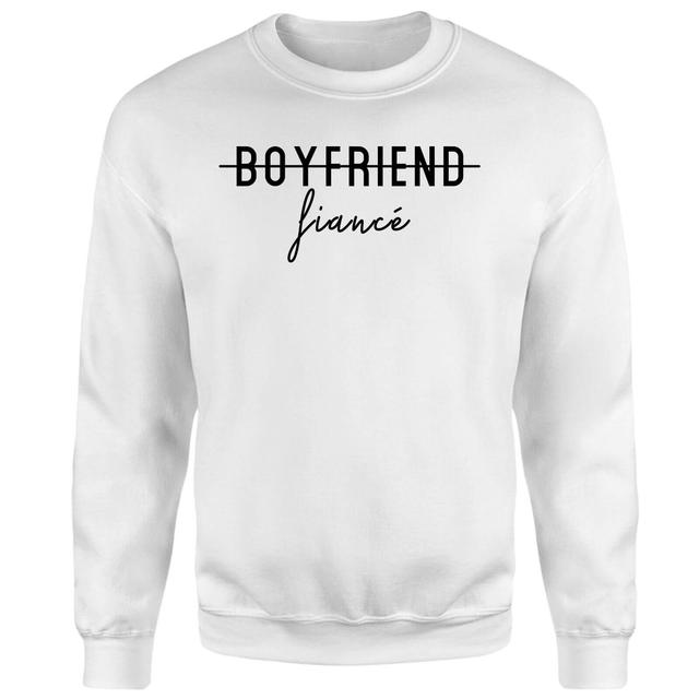 No Longer A Boyfriend Sweatshirt - White - XL - White on Productcaster.