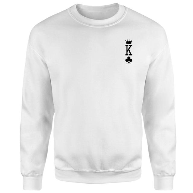 King Of Clubs Sweatshirt - White - XXL - Weiß on Productcaster.