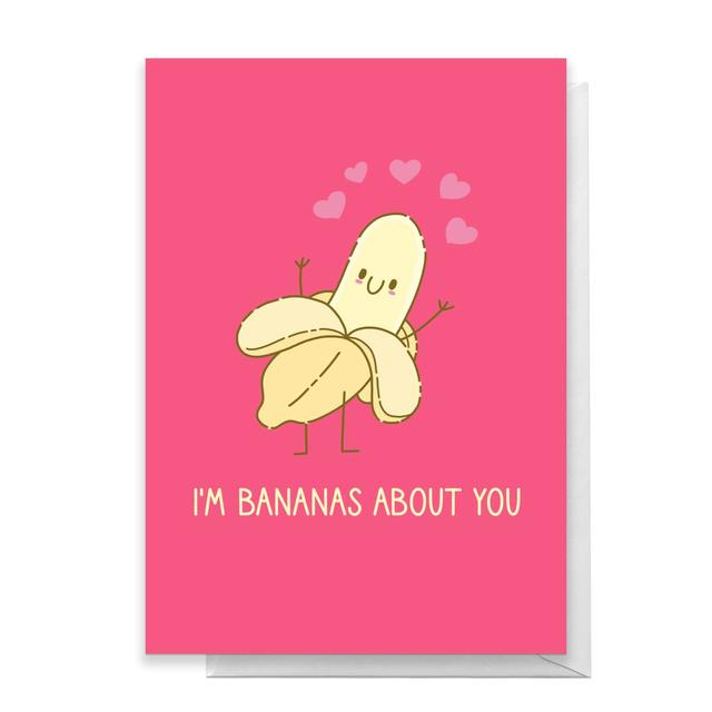 I'm Bananas About You Greetings Card - Large Card on Productcaster.