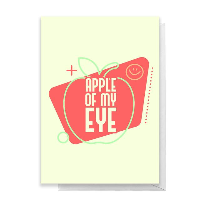 Apple Of My Eye Greetings Card - Large Card on Productcaster.