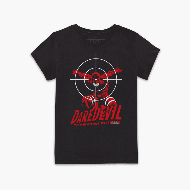 Camiseta de mujer Marvel Daredevil Punto de Mira - Negra - L - Negro on Productcaster.