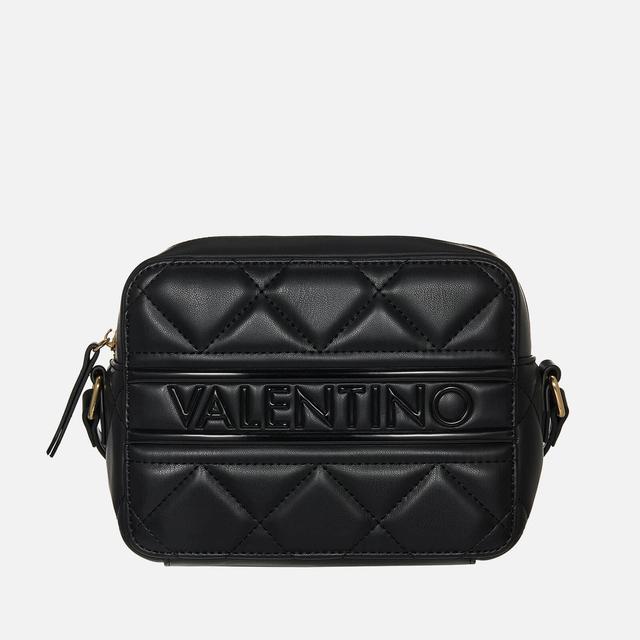 Valentino Ada Quilted Faux Leather Camera Bag Black on Productcaster.