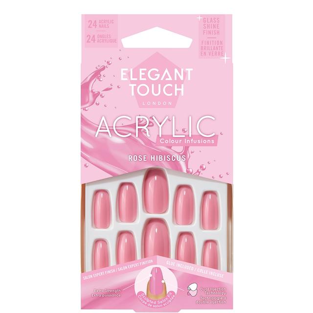 Elegant Touch Acrylic Nail Kit - Rose Hibiscus on Productcaster.