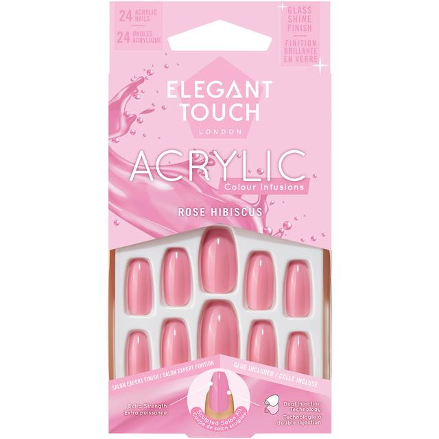 Elegant Touch Acrylic Nail Kit - Rose Hibiscus on Productcaster.