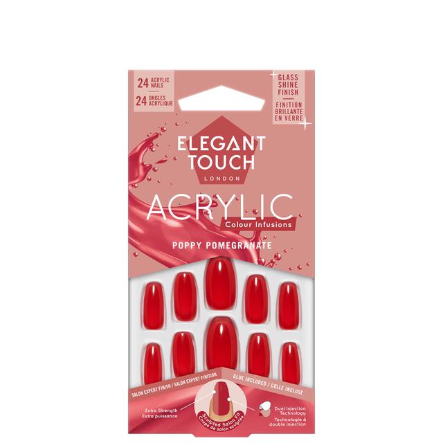 Elegant Touch Acrylic Nail Kit - Poppy Pomegranate on Productcaster.