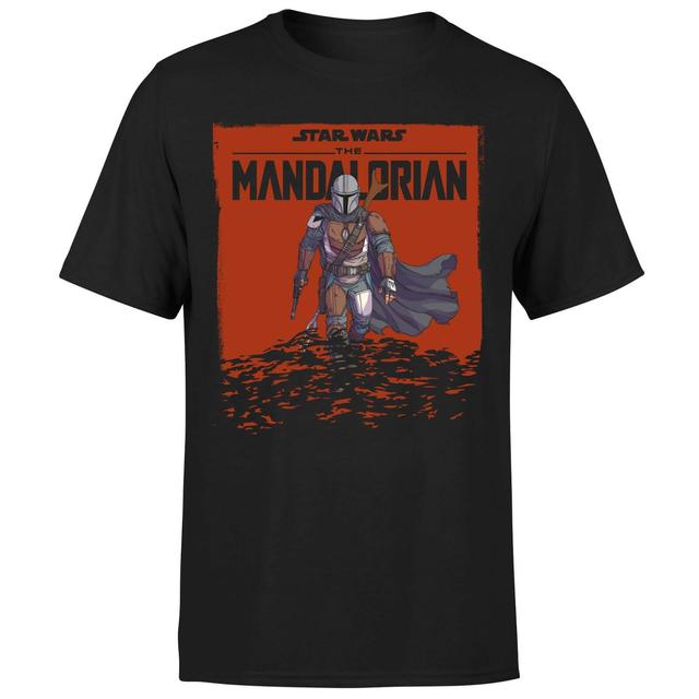 Star Wars The Mandalorian Storm Men's T-Shirt - Black - XXL on Productcaster.