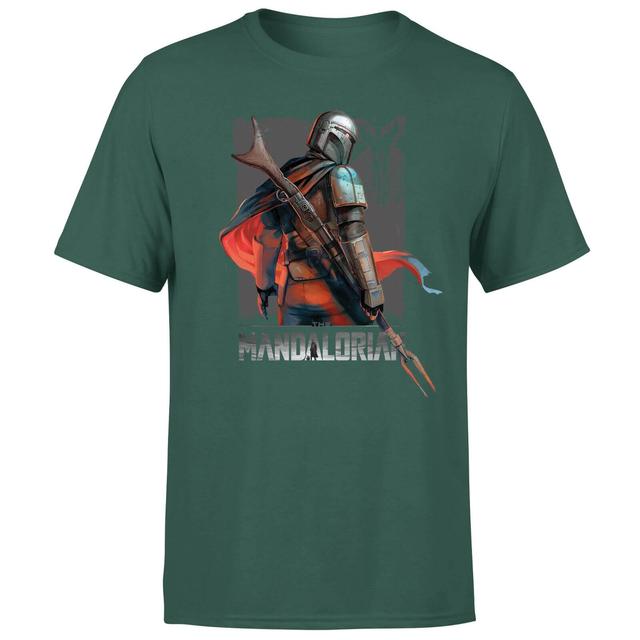 Star Wars The Mandalorian Colour Edit Men's T-Shirt - Green - XL on Productcaster.