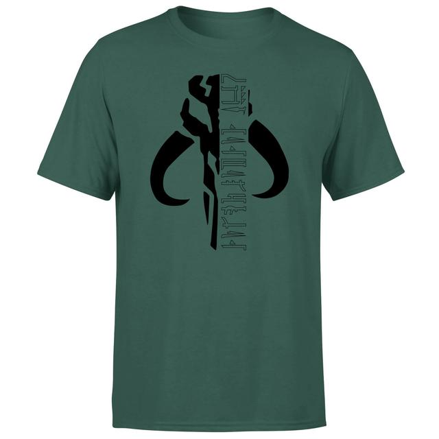 Star Wars The Mandalorian Mando Badge Men's T-Shirt - Green - S on Productcaster.