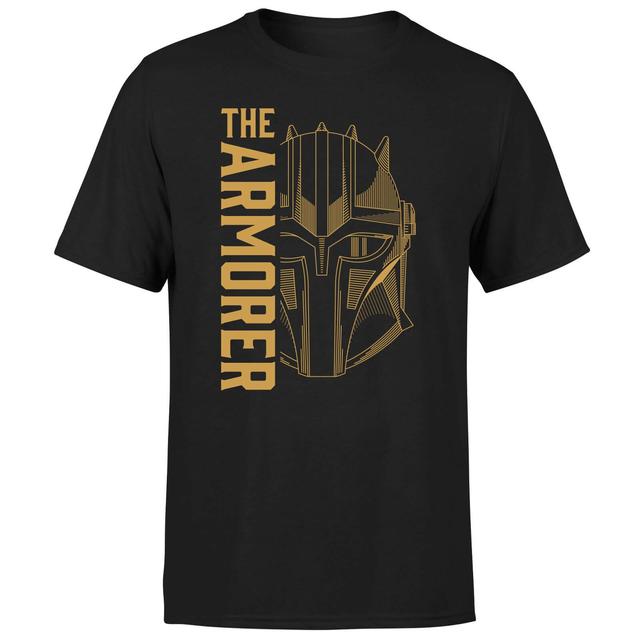 Star Wars The Mandalorian The Armorer Men's T-Shirt - Black - 5XL on Productcaster.