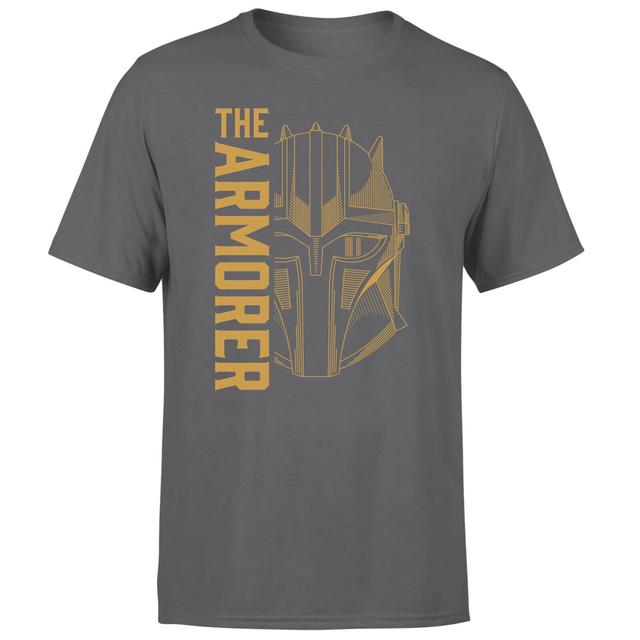 Star Wars The Mandalorian The Armorer Men's T-Shirt - Charcoal - S on Productcaster.