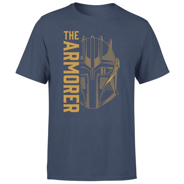 Star Wars The Mandalorian The Armorer Men's T-Shirt - Navy - XXL on Productcaster.