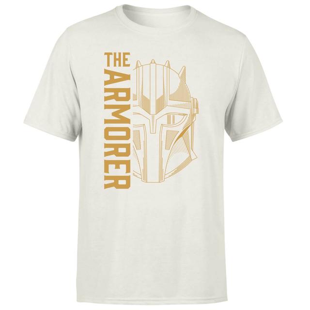 Star Wars The Mandalorian The Armorer Men's T-Shirt - Cream - XS on Productcaster.