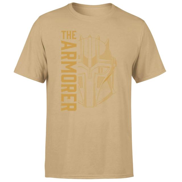 Star Wars The Mandalorian The Armorer Men's T-Shirt - Tan - L on Productcaster.