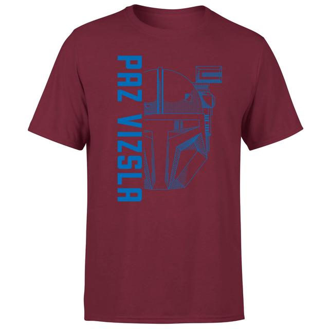 Star Wars The Mandalorian Paz Vizsla Men's T-Shirt - Burgundy - XS on Productcaster.