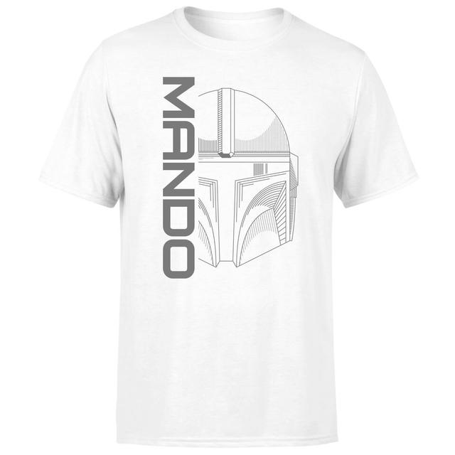 Star Wars The Mandalorian Mando Men's T-Shirt - White - XS on Productcaster.