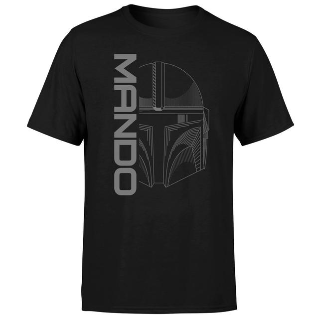 Star Wars The Mandalorian Mando Men's T-Shirt - Black - M on Productcaster.