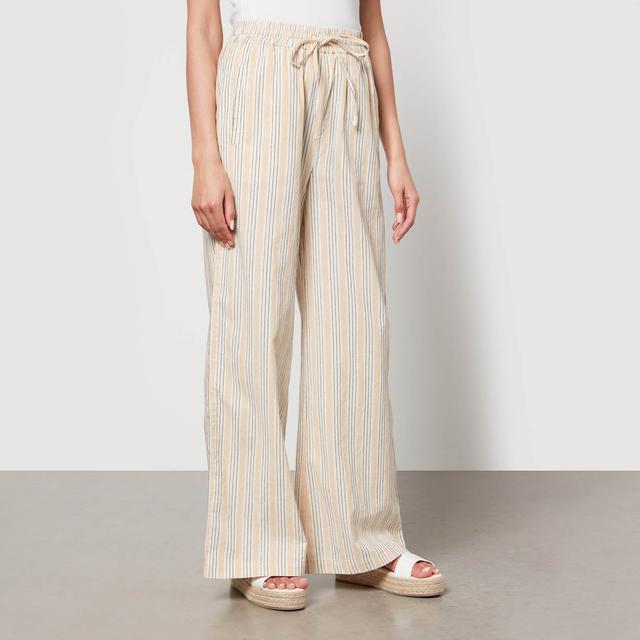 Aligne Hillier Cotton-Poplin Wide-Leg Trousers - EU 34/UK 6 on Productcaster.