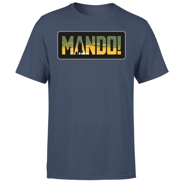 Star Wars The Mandalorian Mando! Men's T-Shirt - Navy - L on Productcaster.