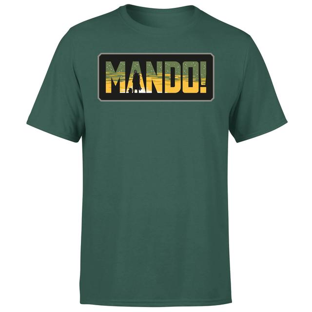 Star Wars The Mandalorian Mando! Men's T-Shirt - Green - M on Productcaster.