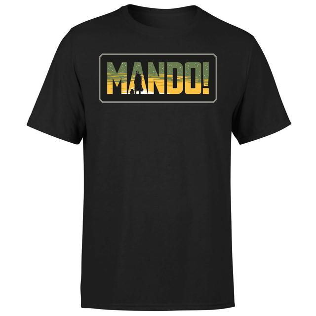 Star Wars The Mandalorian Mando! Men's T-Shirt - Black - 4XL on Productcaster.