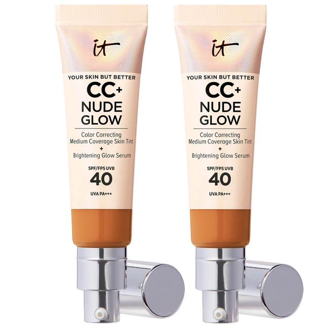 IT Cosmetics Nude Glow CC Cream 32ml Duo (Various Shades) - Tan Rich on Productcaster.