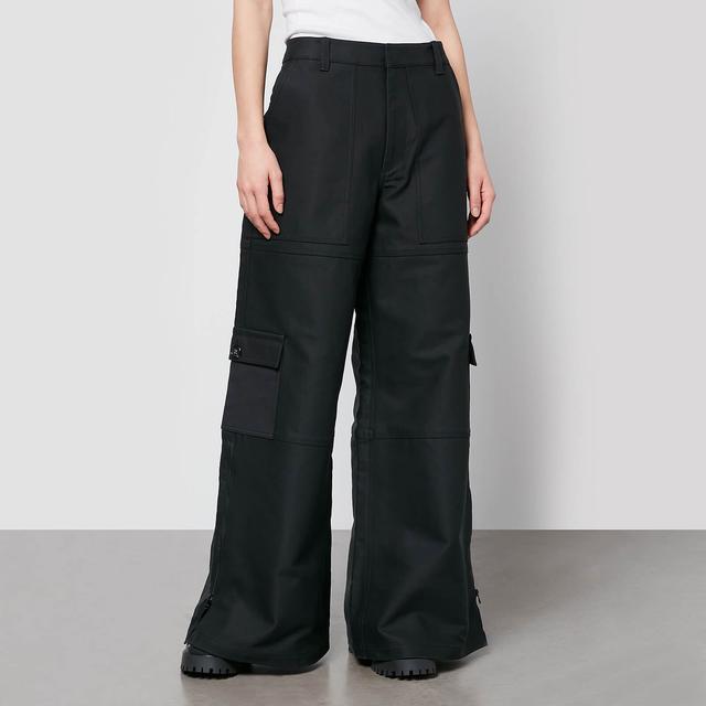 Marc Jacobs Cotton-Canvas Wide-Leg Cargo Trousers - UK 10 on Productcaster.