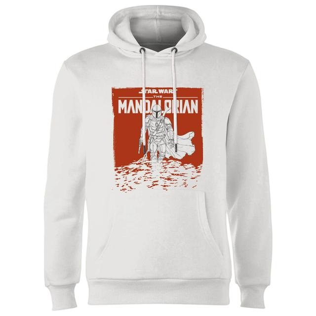 Star Wars The Mandalorian Storm Hoodie - White - L on Productcaster.