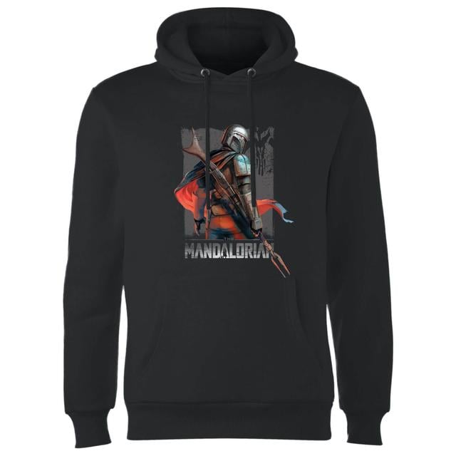 Star Wars The Mandalorian Colour Edit Hoodie - Black - M on Productcaster.