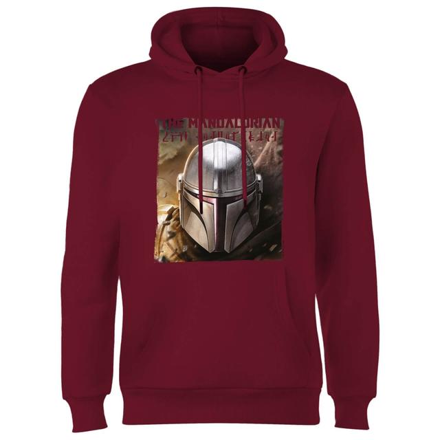 Star Wars The Mandalorian Focus Hoodie - Burgundy - L on Productcaster.