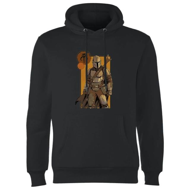 Star Wars The Mandalorian Composition Hoodie - Black - XXL on Productcaster.