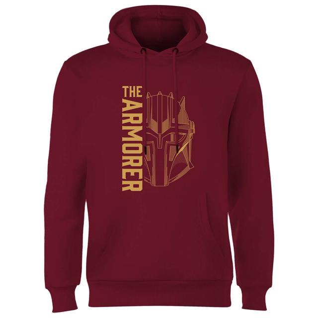 Star Wars The Mandalorian The Armorer Hoodie - Burgundy - M on Productcaster.