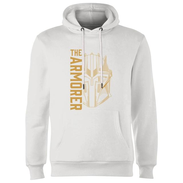 Star Wars The Mandalorian The Armorer Hoodie - White - S on Productcaster.