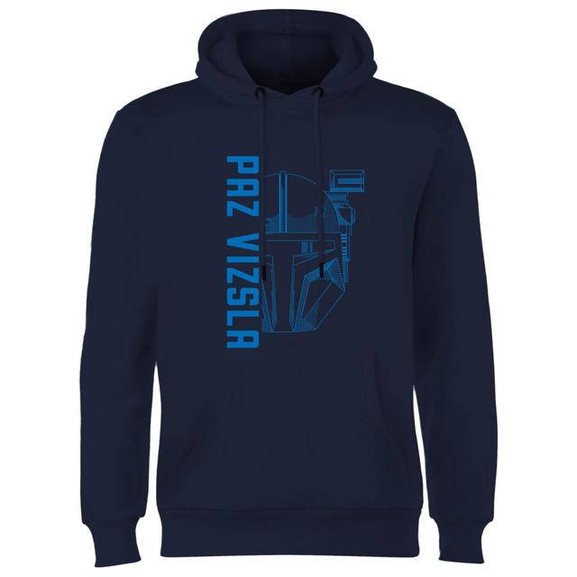 Star Wars The Mandalorian Paz Vizsla Hoodie - Navy - M on Productcaster.