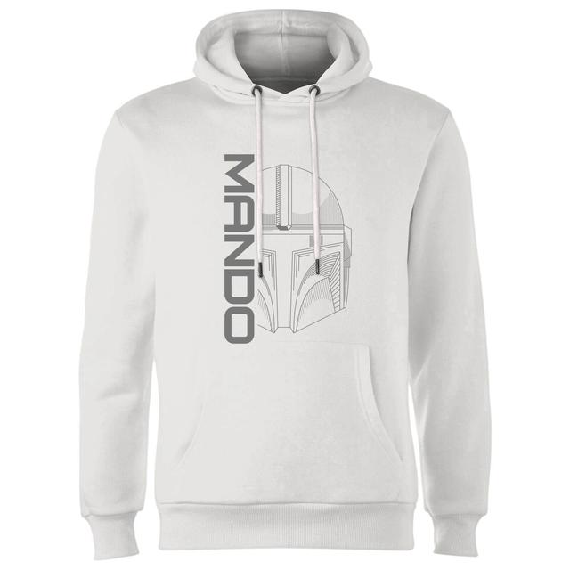 Star Wars The Mandalorian Mando Hoodie - White - XL on Productcaster.