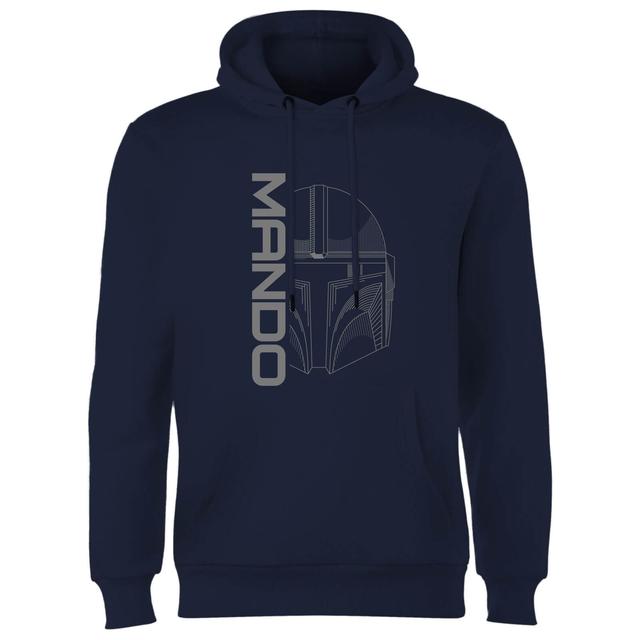 Star Wars The Mandalorian Mando Hoodie - Navy - L on Productcaster.