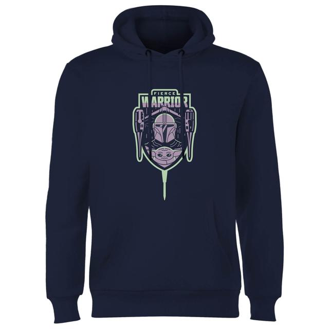 Star Wars The Mandalorian Fierce Warrior Hoodie - Navy - XXL on Productcaster.