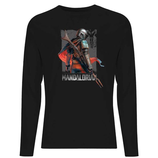 Star Wars The Mandalorian Colour Edit Men's Long Sleeve T-Shirt - Black - M on Productcaster.