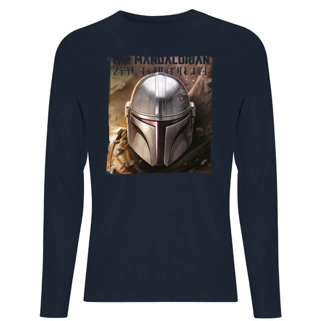 Star Wars The Mandalorian Focus Men's Long Sleeve T-Shirt - Navy - XL on Productcaster.